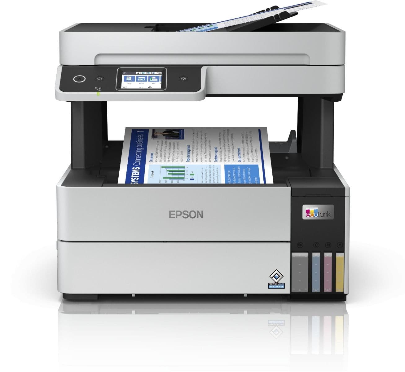 Imprimante multifonction Epson Jet d'encre L6490 à réservoirs rechargeables Wi-Fi, USB, Ethernet